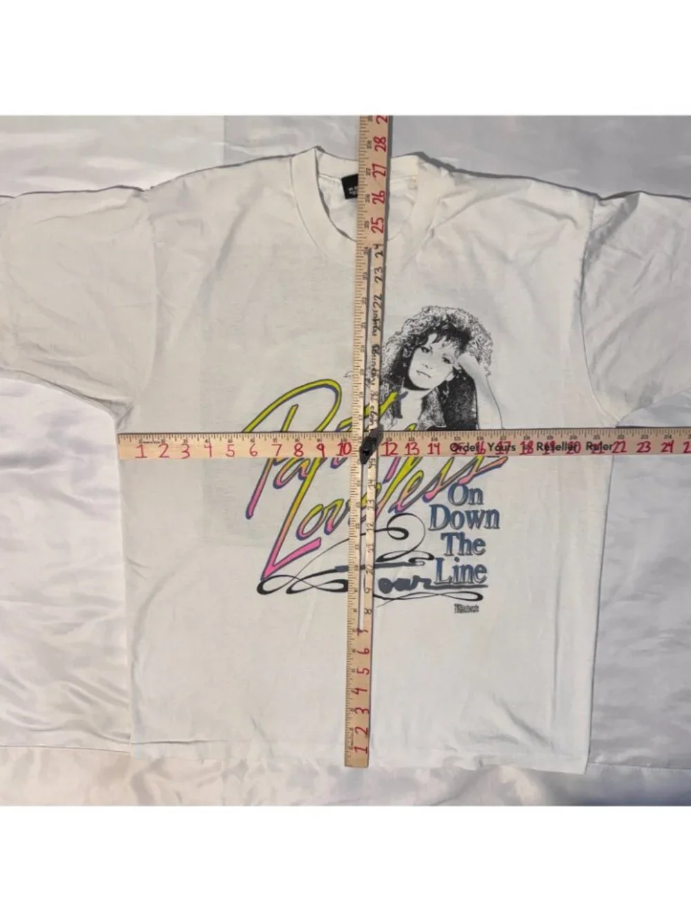 Vintage Patty Loveless On Down The Line TShirt 1990 Concert Tour Single Stitch